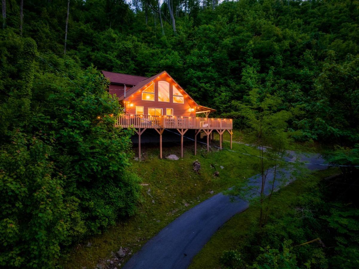 Mountainside - New Luxury Cabin-Fire Table-Hot Tub-3 Pools-Ps5-Bears ガトリンバーグ エクステリア 写真